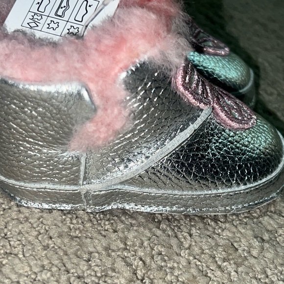 Sophie Webster mini butterfly shearling baby boot size 18/19 - Picture 9 of 11
